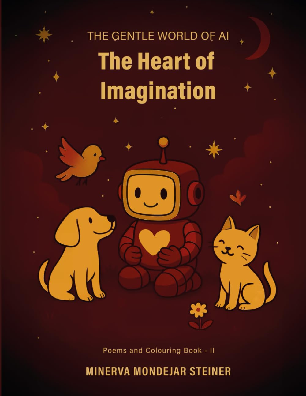 Cover of The Gentle World of AI: The Heart of Imagination